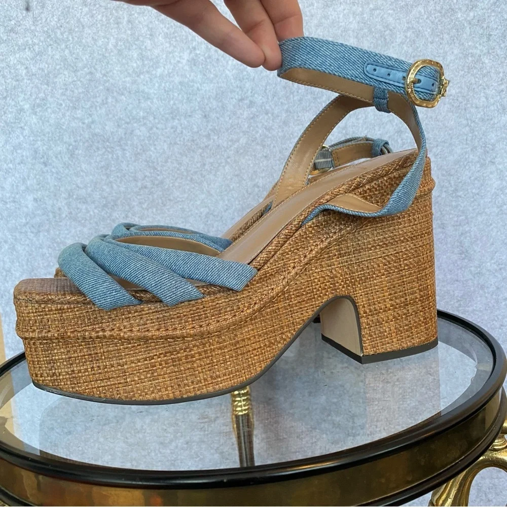 S18 Sam Edelman Women's Tibby Platform Wedge Sandal